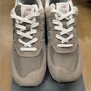 Kids New Balance 574 Sneakers - Tan and White-BRAND NEW